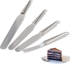 Cake Frosting Spatula Set, 4 6 8 10 Inch Straght Icing Spreader Knife by LEGERM