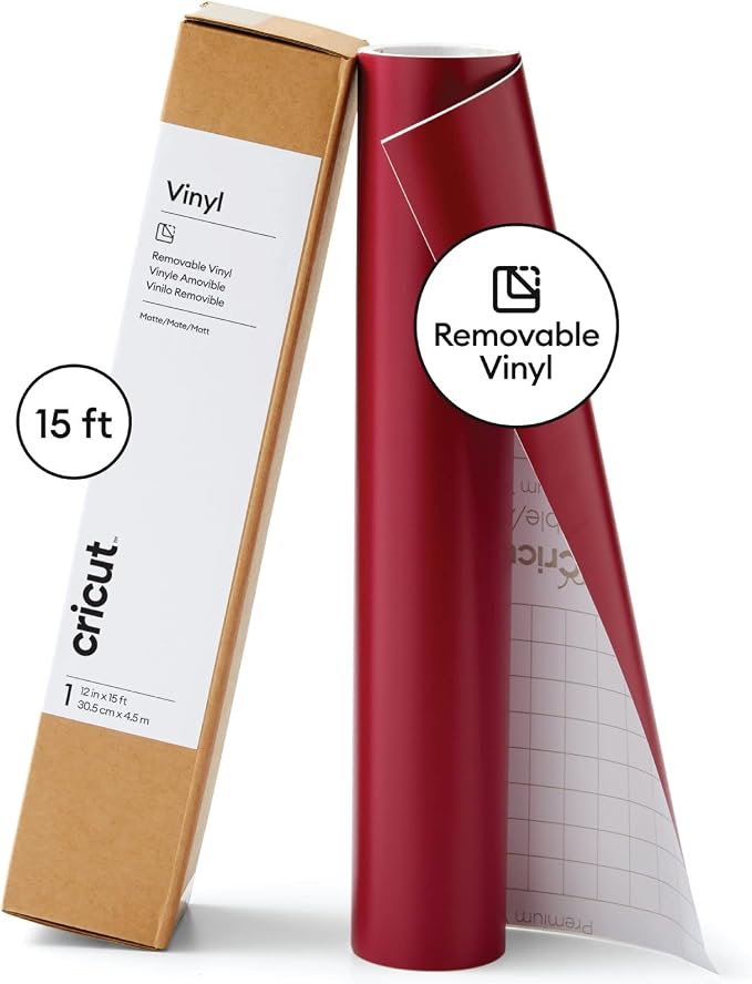 Cricut Premium Removable Vinyl, No-Residue Easy Removal up to 2 Years, - Image 3