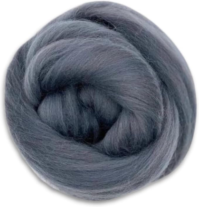 Revolution Fibers Dyed Corriedale Wool | 8.2 Ounces of Premium Combed Wool Top by RevolutionFibers
