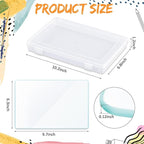 Nuanchu 1 Set Handy Glass Oil Paint Palette Included 10.2 x 6.8 x 1.2 Inches - Image 3