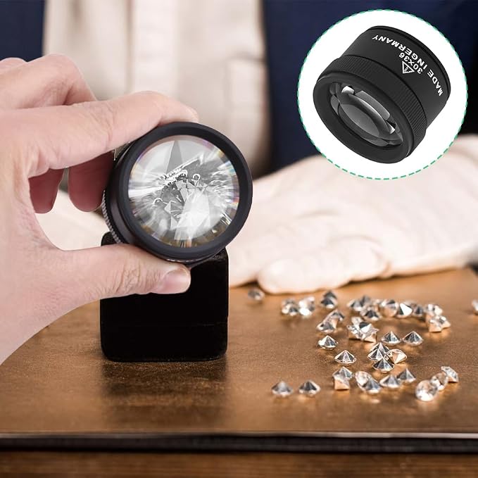 30X Coin Magnifying Glass, Portable Jewelry Loupe | Portable Pocket Magnifier - Image 8