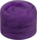 JeogYong Needle Felting Wool, 1.76oz Wool Roving Chunky Wool Yarn, Grape-Purple by JeogYong