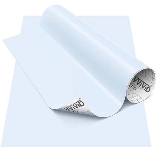 VViViD DECO65 Matte Pastel Powder Blue Permanent Adhesive Craft Vinyl by VVIVIDVINYL