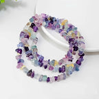 200pcs Natural Chip Stone Beads Gemstone Healing Crystal Loose Rocks Bead | - Image 4