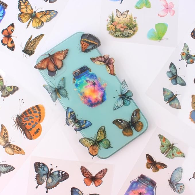 Transparent Butterflies Fairy Sticker Book - Image 9