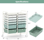 BECOMFORT 12-Drawer Rolling Cart - Image 3
