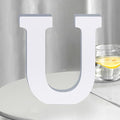 White Wooden Letters 8 Inch for Wall Decor, Large Unfinished Wood Letters for by SETNDTS
