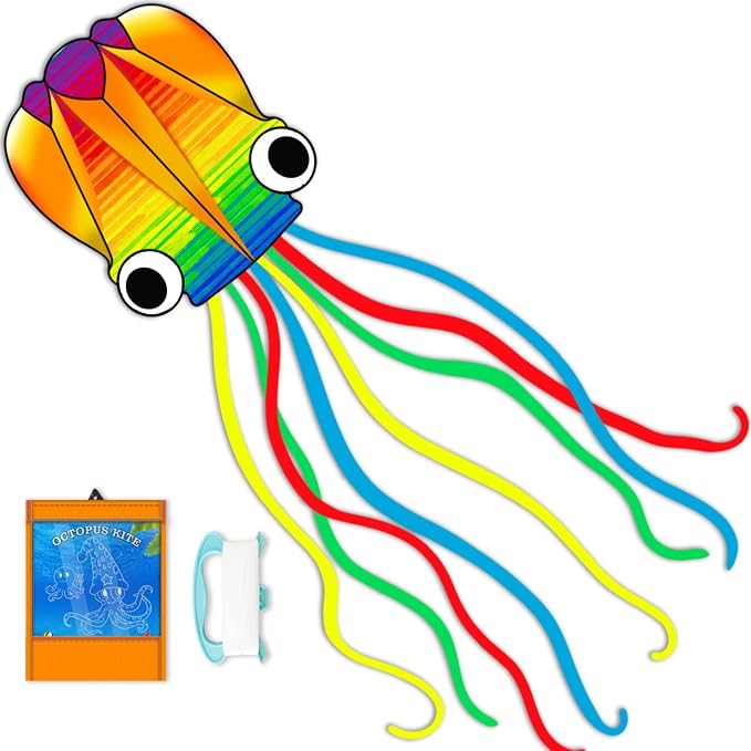 Xida Octopus Kite for Kids Ages 4-8, Professional Kites for Beginners and Adults - Image 8