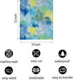 FUNKAKA Tie Dye HTV Heat Transfer Vinyl Bundle, 10 Sheets HTV Vinyl - Image 3