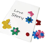 Glitter Foam Flower and Butterfly Shapes Stickers, Self-Adhesive Stickers Kid's - Image 3
