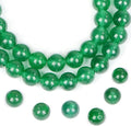 AD Beads Natural Gemstone Round Loose Beads 15" by ADBeads