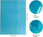 Transparent PVC Faux Leather Sheets, Glossy Waterproof Clear Vinyl Fabric - Image 4