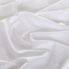 100% Egyptian Cotton Fitted Sheet Twin Size White, 600 Thread Count, 8-16" Deep - Image 9