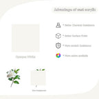 2 Pack 12'' x 12'' Opaque White Acrylic Sheet, 3mm Thick Acrylic Plastic Sheet - Image 5