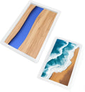 2Pcs Extra Large Reusable Epoxy Resin Table Mold 23x11x3 inches 15.7x9.8x3 by ModWgGuo