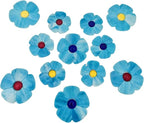 Esweny 12 Flower Stained Glass Mosaic Tiles by Esweny