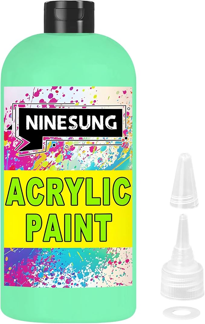 Turquoise Acrylic Paint by NINESUNG