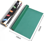 RENLITONG Green Iron on Vinyl 12Inch by 15ft Roll HTV - Image 2