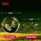 Butterfly Gifts for Women Butterfly Crystal Ball | Butterfly Glass Gifts for - Image 6
