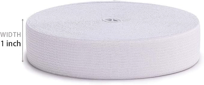 Elastic Bands for Sewing White 1 Inch 12 Yard High Elasticity Knit Spool Sewing - Image 4