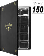 150 Pockets Coin Album, Penny Collecting Book, Souvenir Coins Collection Holder - Image 8