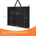 Nicpro Wide Gusset Art Portfolio Case 32 x 42”, Large Tote Bag - Image 2