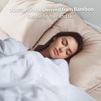 4 Pack Cooling Pillow Cases, Viscose Derived from Bamboo Pillow Protectors King - Image 6