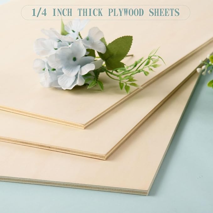 6 Pack 12 x 24 x 1/4 Inch-6mm Thick Basswood Sheets - Image 6