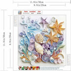 ZQEATRY Shell Starfish Diamond Art Kits - Image 6