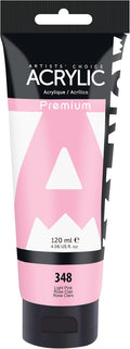 AUREUO Light Pink Acrylic Paint, 4 Fl Oz / 120ml Single Tube, Rich Pigment Art by AUREUO