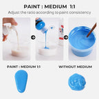 Smallbudi Professional Effects Fabric Medium, 10oz Textile Medium - Image 5