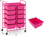 BECOMFORT 10-Drawer Rolling Cart - Image 3