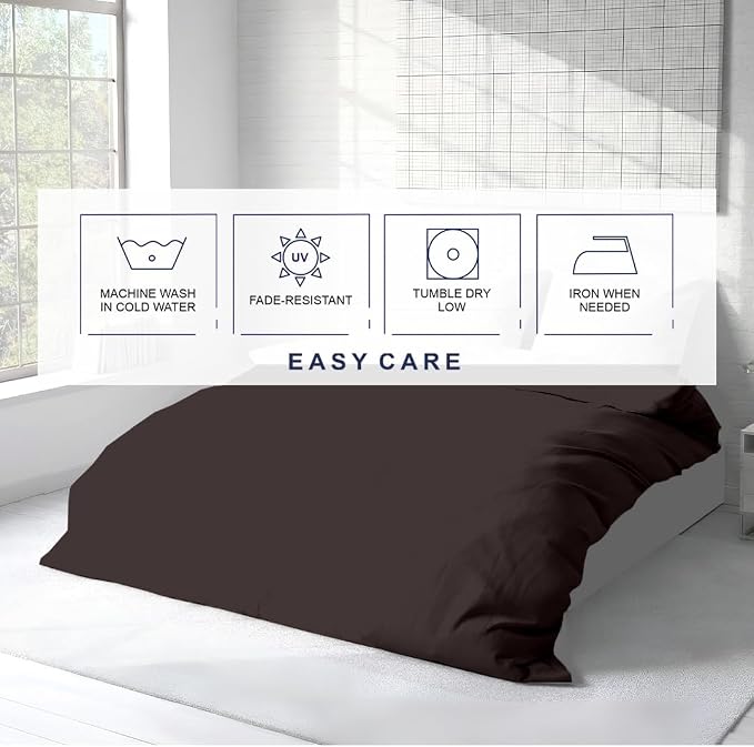Kotton Culture 3 Pc Twin XL/Twin Duvet Cover Set-100% Egyptian Cotton 600 - Image 6