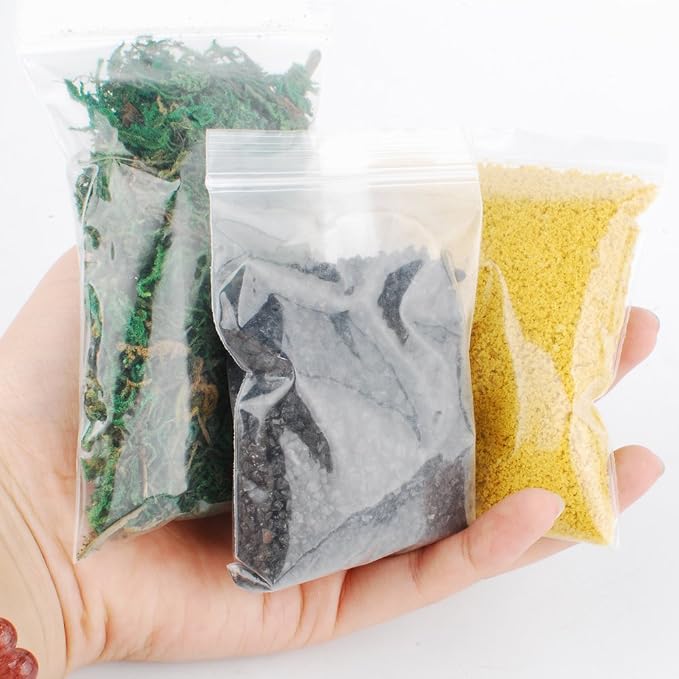 NWFashion 9 Bags Total 300Gram Scenery Basing Material Kit，Stone, Moss Stick - Image 6