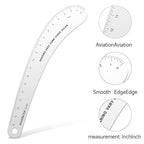 KEARING 18" Aviation Aluminum Hip Curve Ruler - Image 4