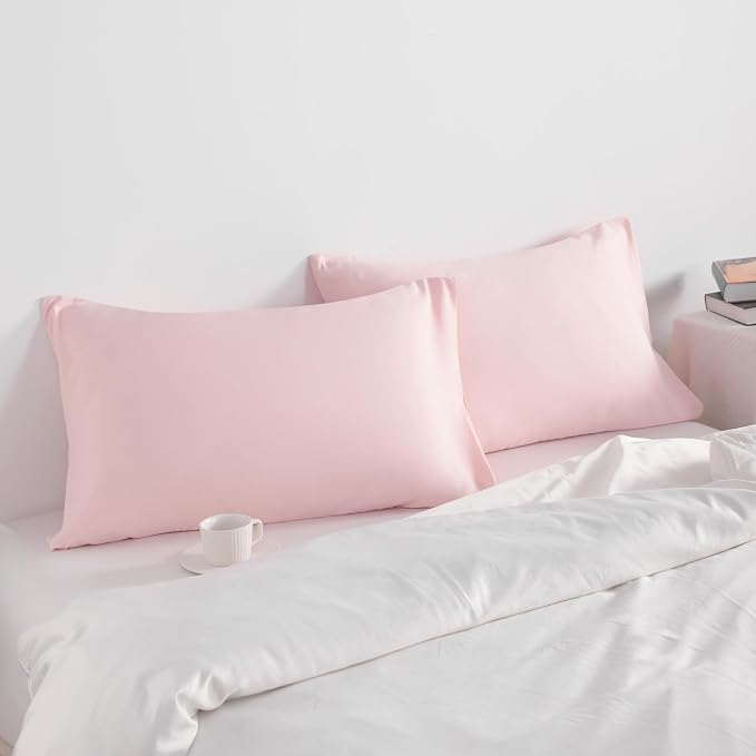 NTBAY Standard Pillow Cases Set of 2, 2 Pack Brushed Microfiber 20x26 Pillow - Image 2