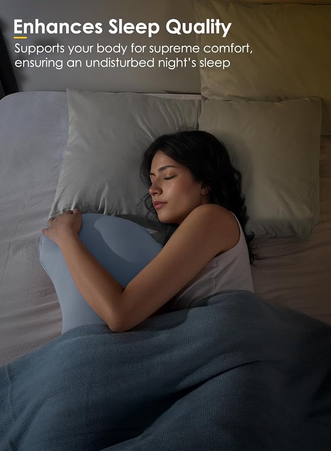 QUEEN ROSE Cooling Body Pillow, Full Body Support Pillow - Image 3