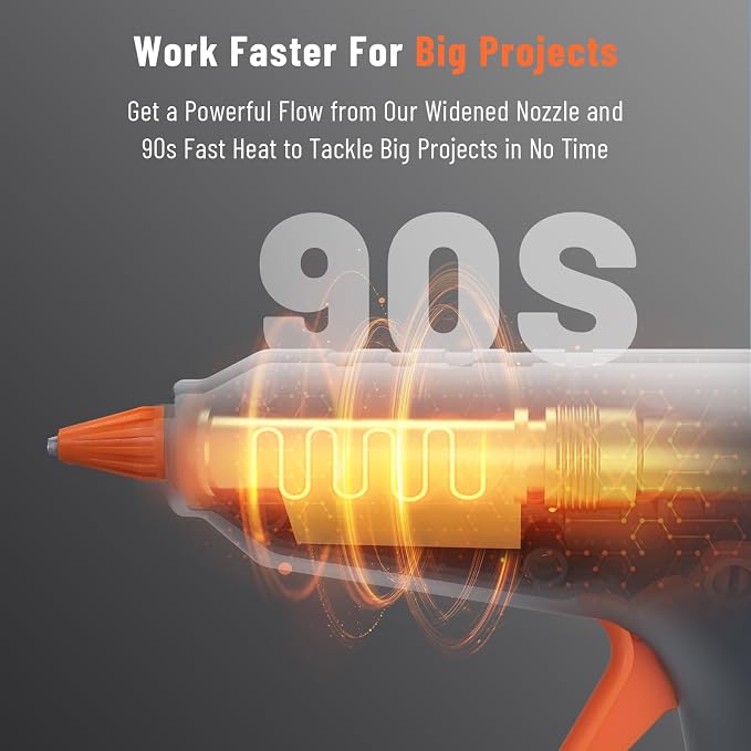 Katerk 12V Cordless Hot Glue Gun Kit - Image 3