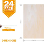 24Pack Basswood Sheets 20"x12"x1/8", 3mm Basswood - Image 4