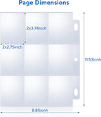 40 Pack 9 Pocket Trading Card Sleeves, Double-Sided Baseball Card Sleeves - Image 5