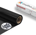 VinylRus Black Puff Vinyl Heat Transfer -12” x 6ft Puffy 3D Iron on Vinyl by VinylRus