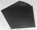 Opaque Black Plastic Sheets, 7.5mil 12” X 12” Craft PET Film, PET Stencil by neglex
