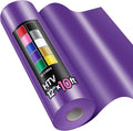 12" x 10ft Heat Transfer Vinyl HTV Rolls Purple, Sooez HTV Vinyl by Sooez