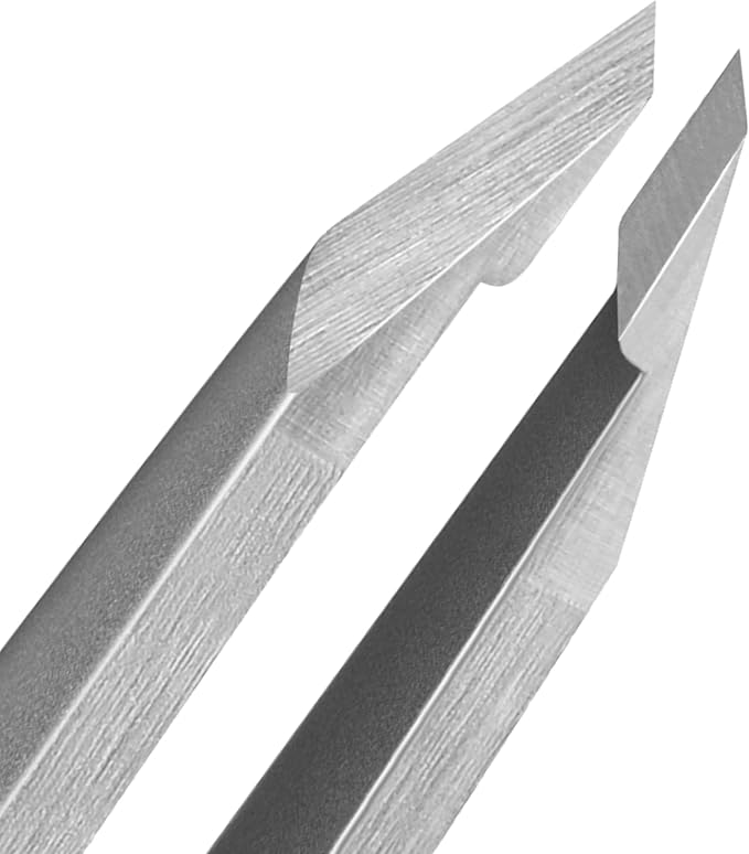 Tweezers for Women Facial Hair, Precision Slant Eyebrow Tweezers, Sharp Plucker by Unknown