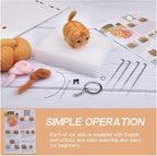 QMNNMA Needle Felting Kit, Garfield Needle Felting Set - Image 3