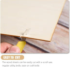 12 Pack 22 x 12 x 1/16 Inch-2 mm Thick Basswood Sheets - Image 3