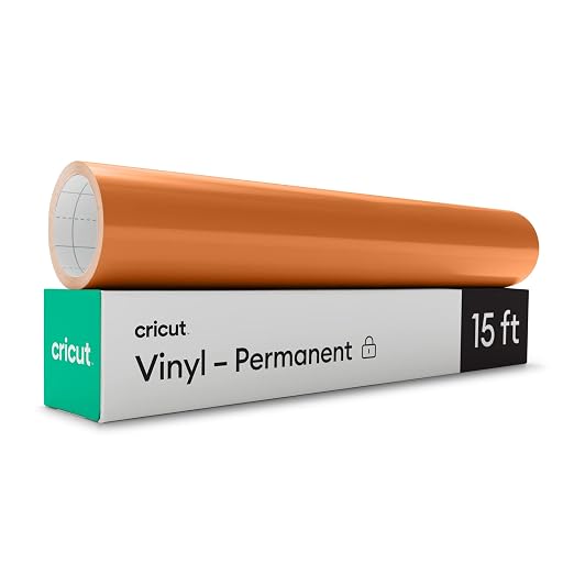 Cricut Premium Permanent Vinyl Roll, Dark Orange by Unknown