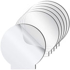 6 Pieces 2 mm Acrylic Sheet Transparent LED Film by Tenare
