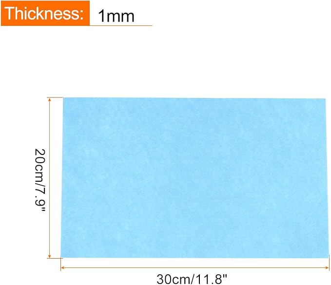 MECCANIXITY Adhesive Felt Sheets, Felt Fabric Crafts Back Adhesive Felt Sheets - Image 2