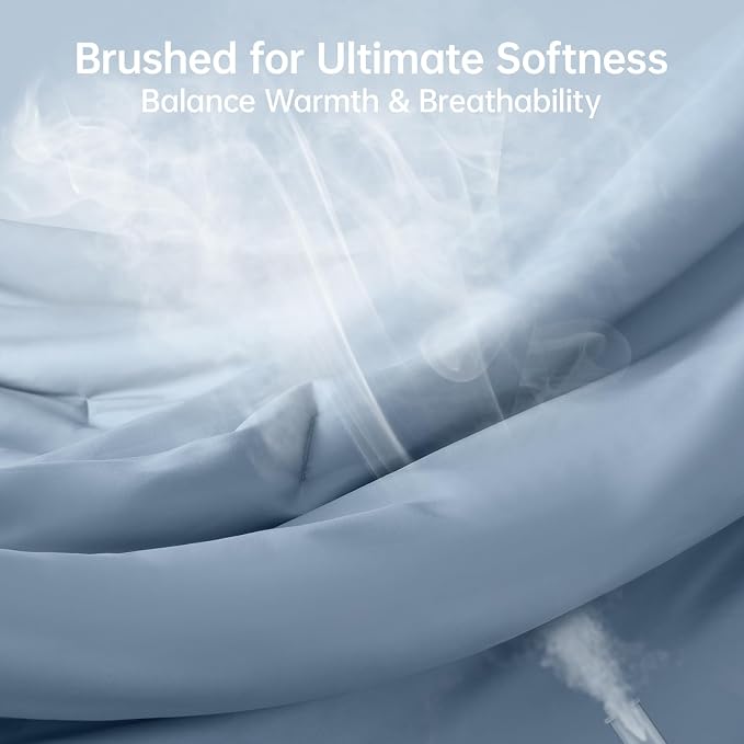 MUXHOMO Full Comforter Sets, All Season Ultra Soft Down Alternative Bedding - Image 3